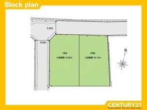 2号地 区画図 南区南大橋2丁目4期 2号地 全2区画 間取り