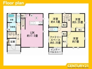 間取り 大野城市上大利2丁目 B号棟 全2棟 間取り