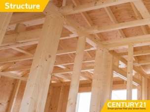 ■2×4工法■2×4工法で、家全体を面で支える頑丈で安心な住まいを実現!
構造・工法・仕様